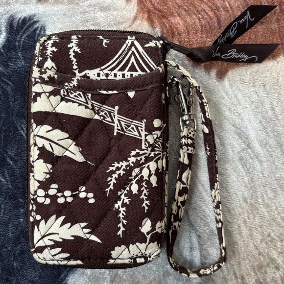 Vera Bradley Set of 3 Vintage Zip Around Wallet Wristlet Cosmetic Pouch Quilted - Picture 7 of 16
